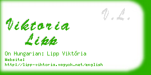 viktoria lipp business card