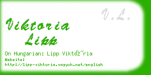 viktoria lipp business card